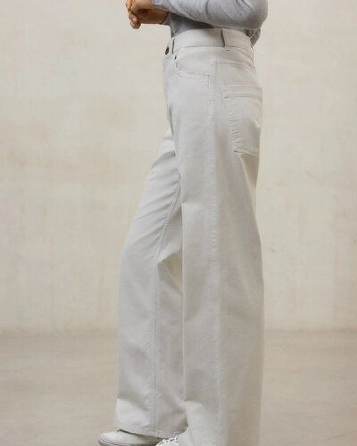ECOALF Hose VALLEY woman, Farbe bone – Ansicht 3