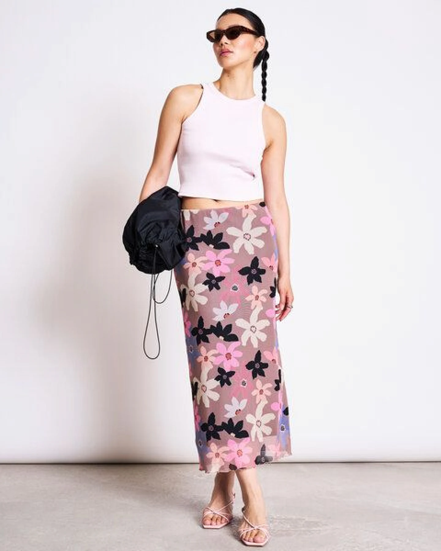 JAN N JUNE Mesh Maxi-Rock SMUK – Ansicht 3