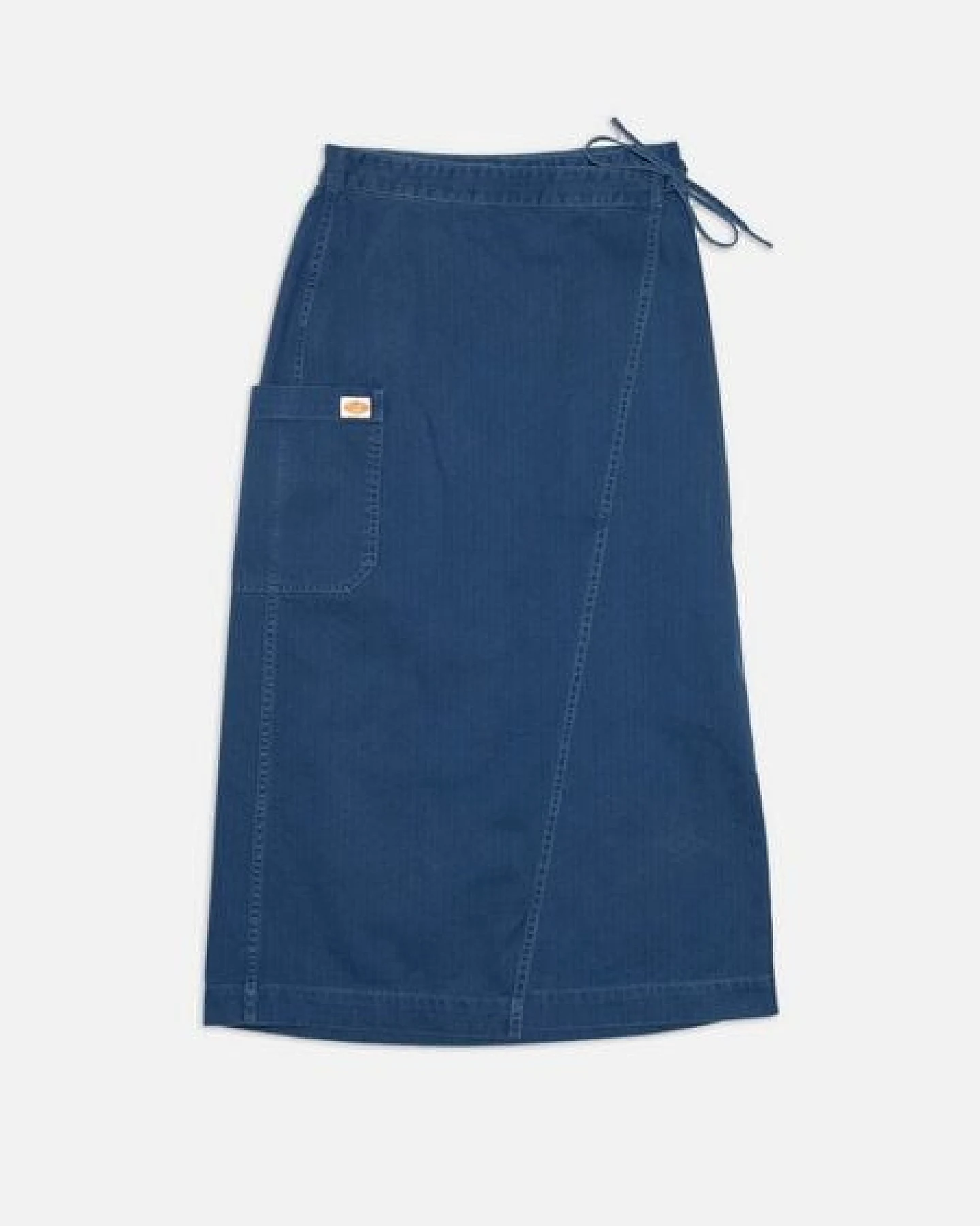 Nudie Jeans Irma Skirt - Herringbone Blue – Ansicht 2
