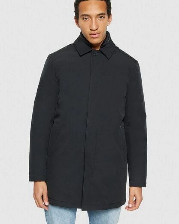 KnowledgeCotton Apparel CLIMATE SHELL car coat jacket - recycelt - GRS/Vegan
