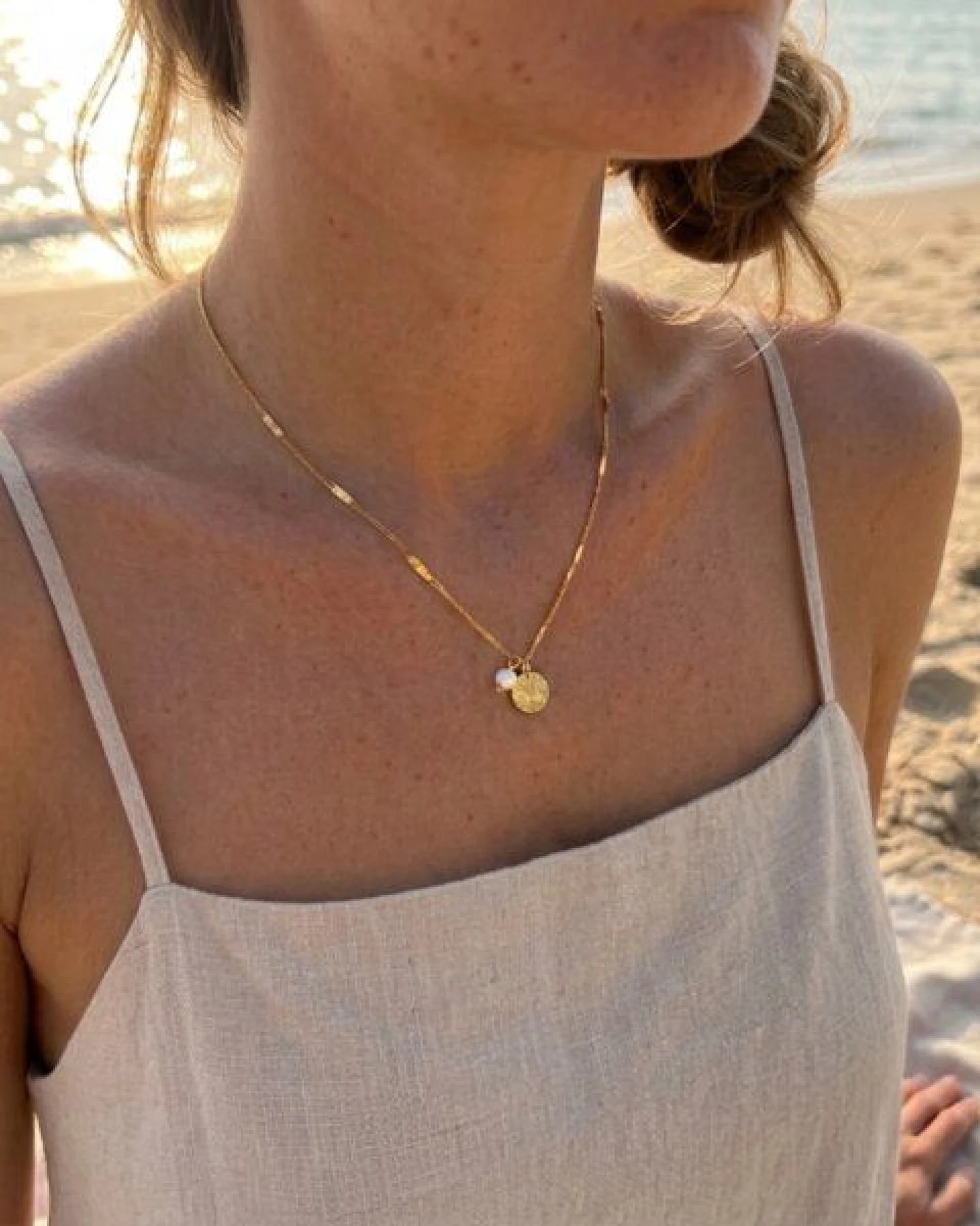 ELEKTROPULLI Superfeine Charm Anhänger Kette – Ansicht 2