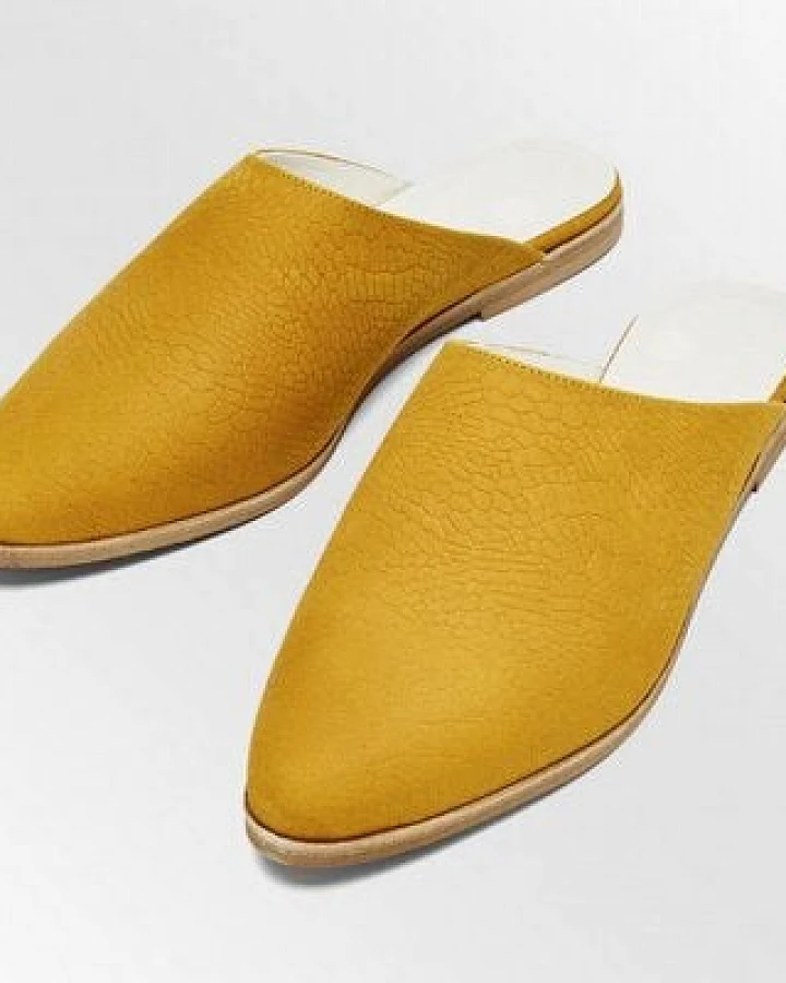 NINE TO FIVE #marti - veganer Slipper, flach und zum Reinschlüpfen