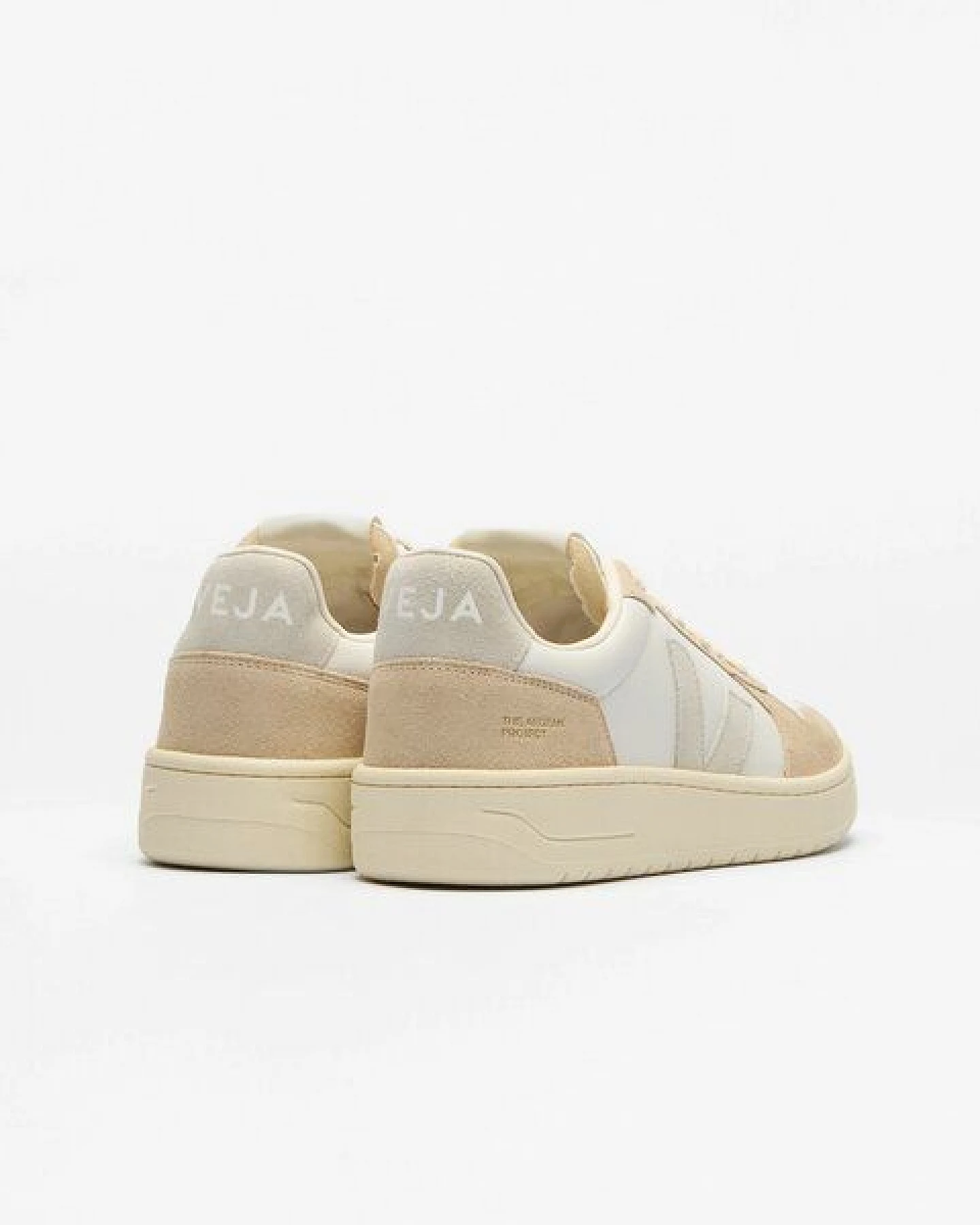 Veja Damen-Sneaker V-82 Leather White Natural Almond – Ansicht 3