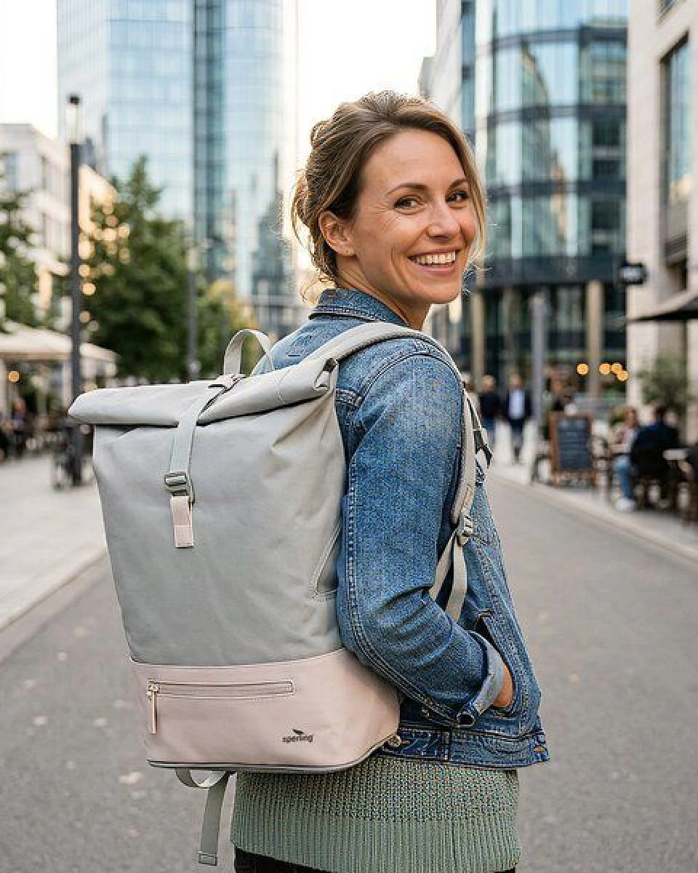 Sperling "Daily" Rucksack aus Kork und recyceltem PET – Ansicht 2