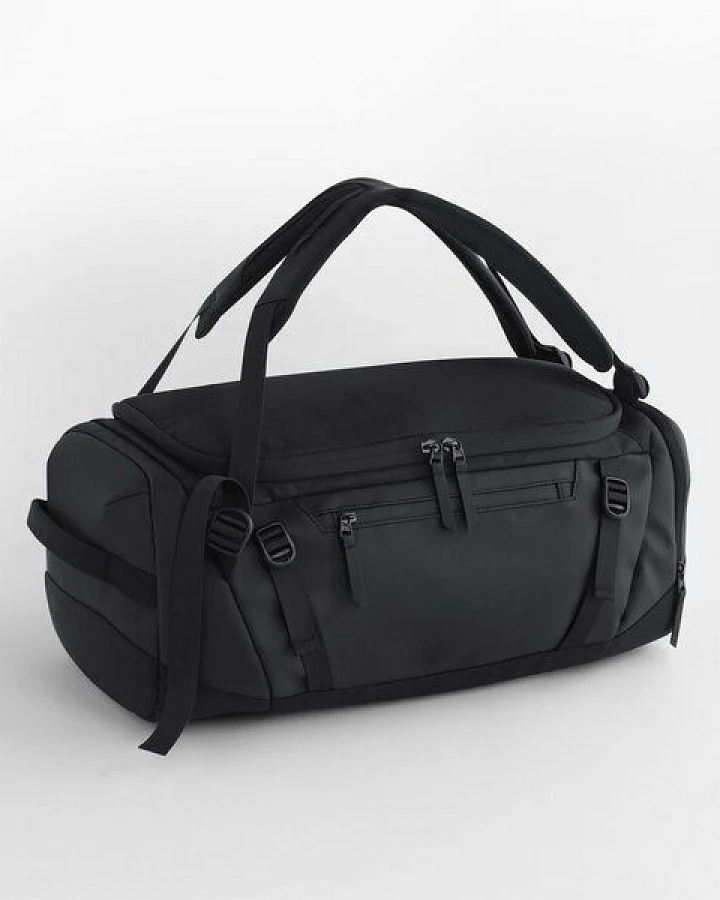 Quadra Zürich 35 Litre Hybrid Holdall Recycling Material mit matter PU - Beschichtung Tasche und Rucksack Backpack