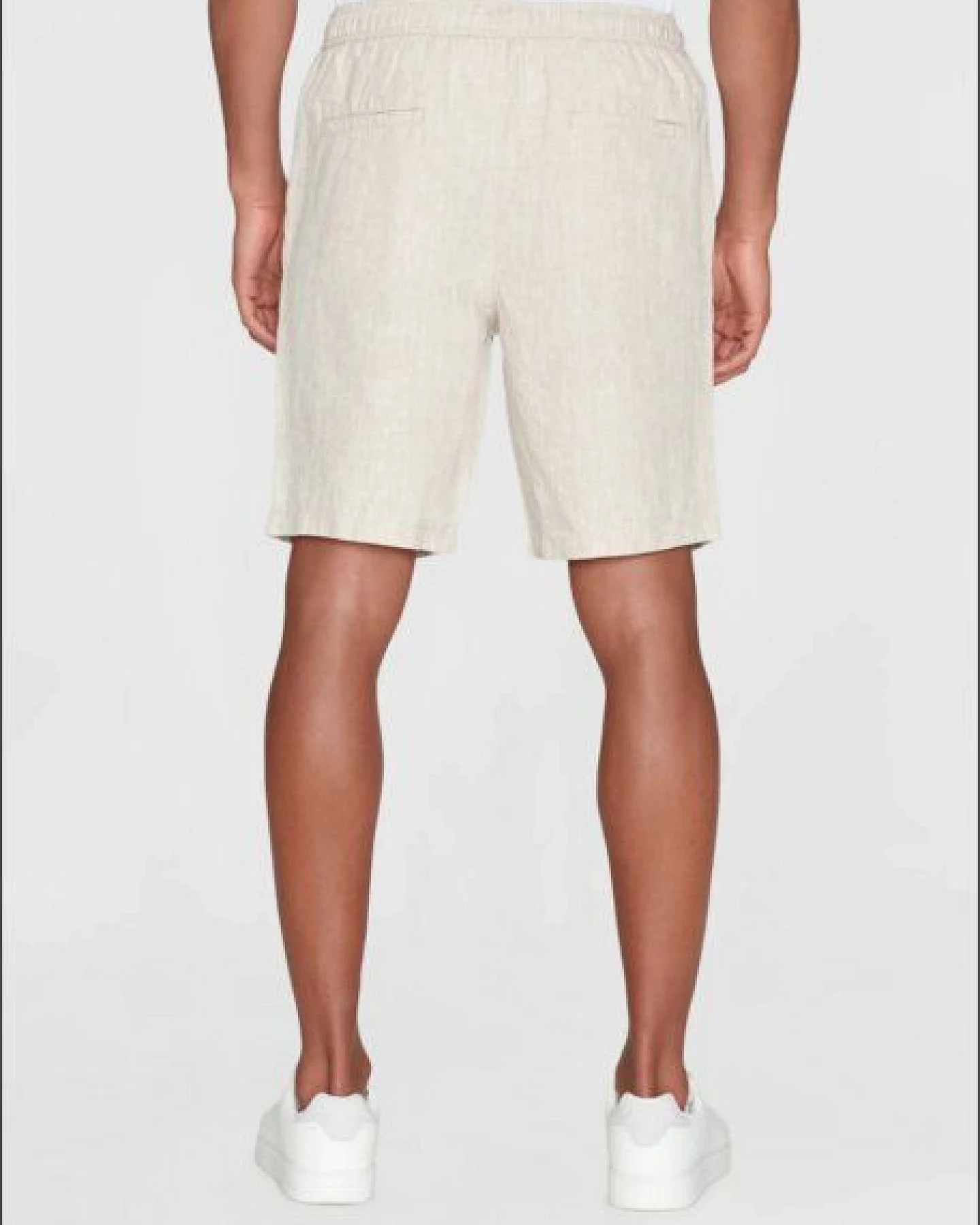 KnowledgeCotton Apparel Leinenshorts - Loose linen shorts - VEGAN - aus Bio-Leinen – Ansicht 3