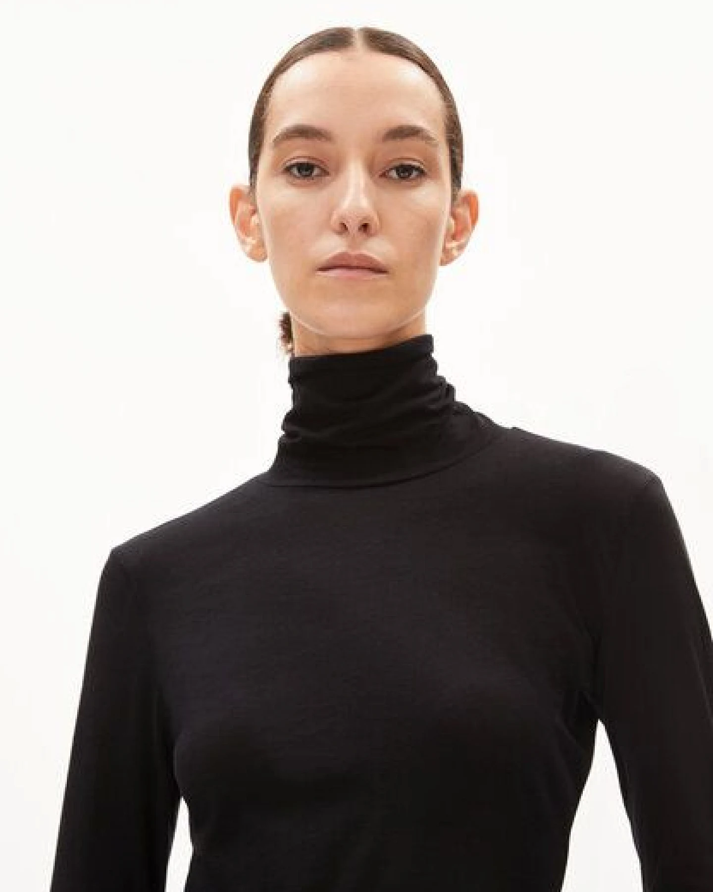 ARMEDANGELS GRAZILIAA SOFT - Damen Longsleeve Slim Fit aus Bio-Baumwolle – Ansicht 3
