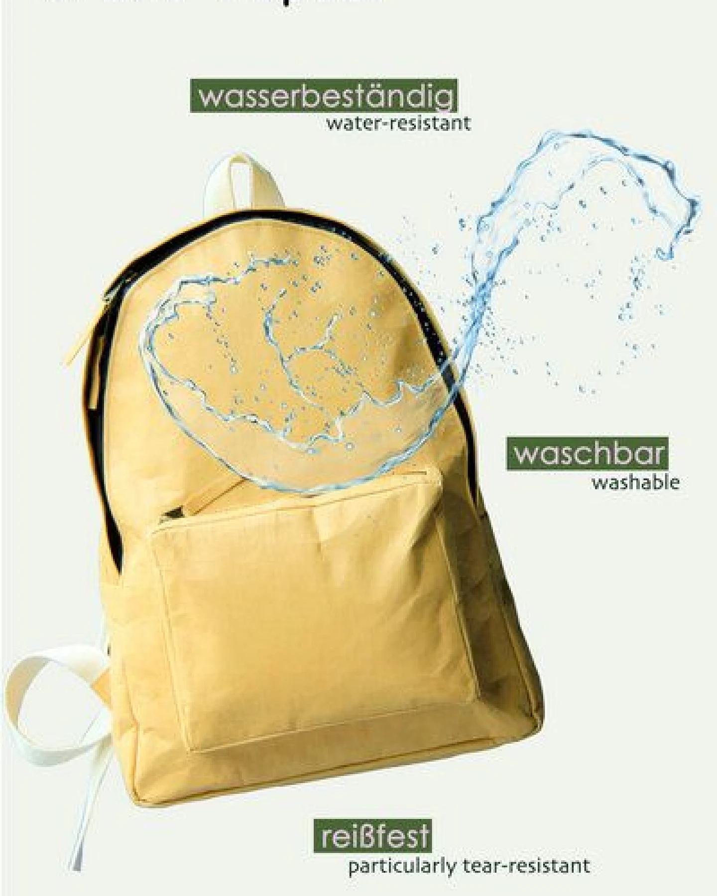 BY COPALA Rucksack vegan & nachhaltig aus Kraftpapier im neuen Re-Design – Ansicht 2