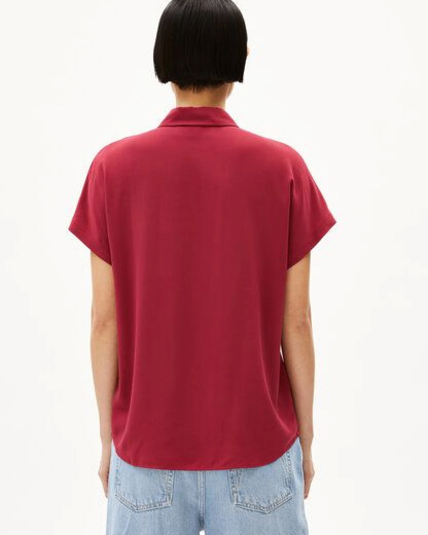 ARMEDANGELS LARISAANA Damen Bluse aus LENZING ECOVERO Viskose – Ansicht 2