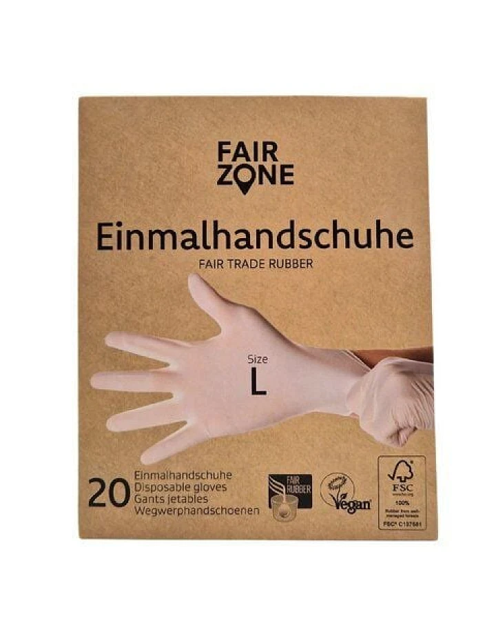 FAIR ZONE Einweghandschuhe Größe L - 20 Stück