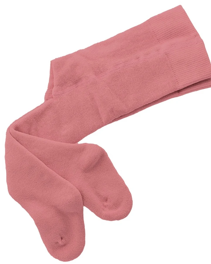 Baby Strumpfhose Baumwolle (kbA) Frottee altrosa Gr. 00