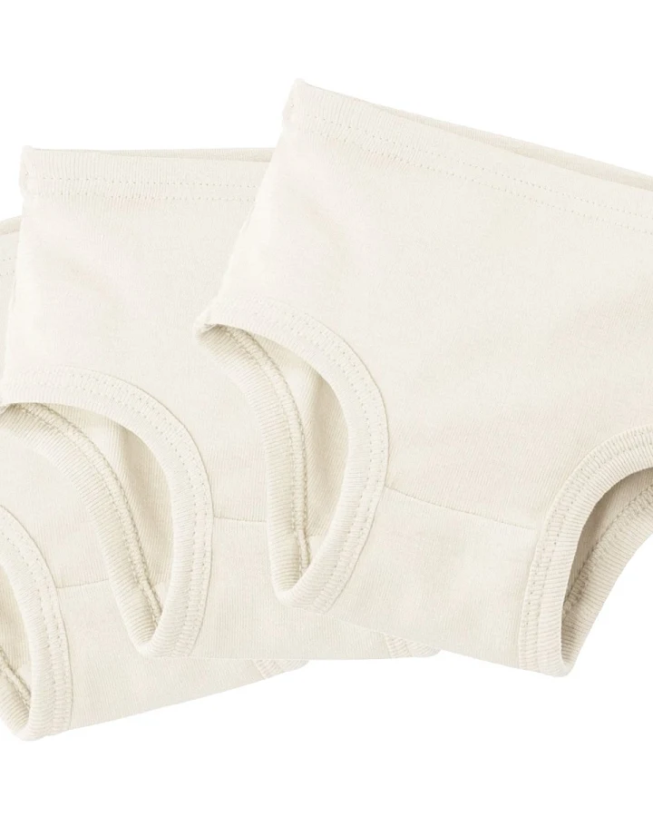 Mädchen Slip Bio-Baumwolle 3er Set "pure basic" Gr. 98/104