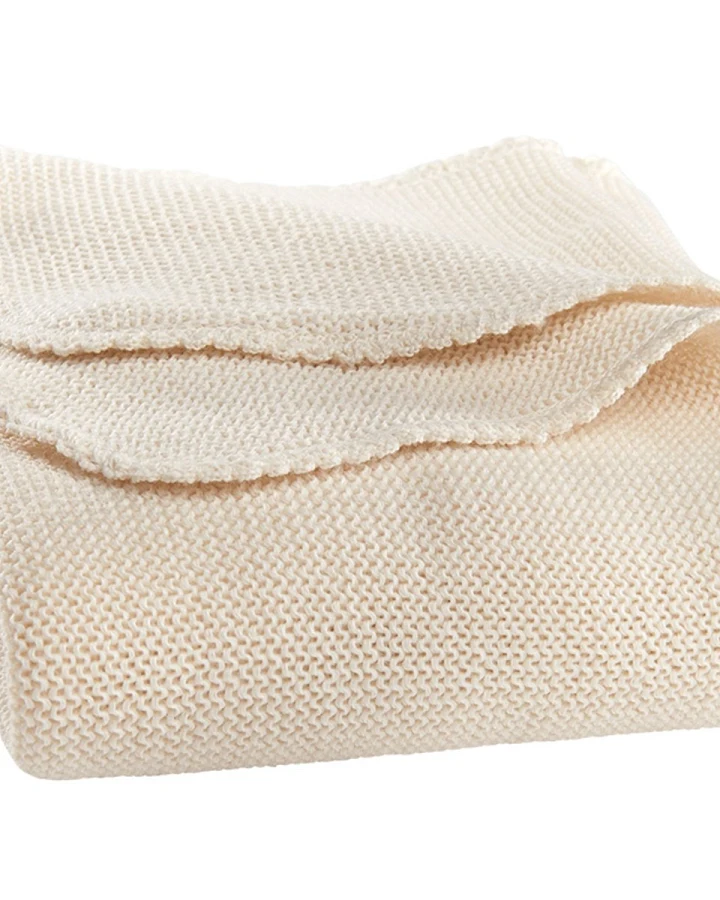 Wickeldecke Bio-Merinowolle natur 80 x 95 cm