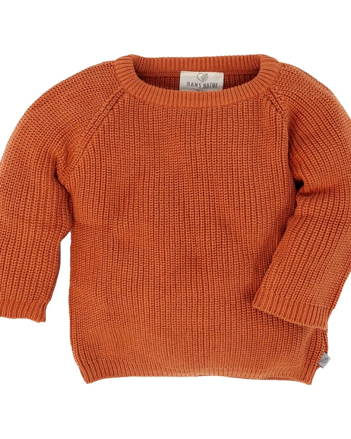 Baby und Kinder Pullover Grobstrick Bio-Baumwolle terra Gr. 62/68