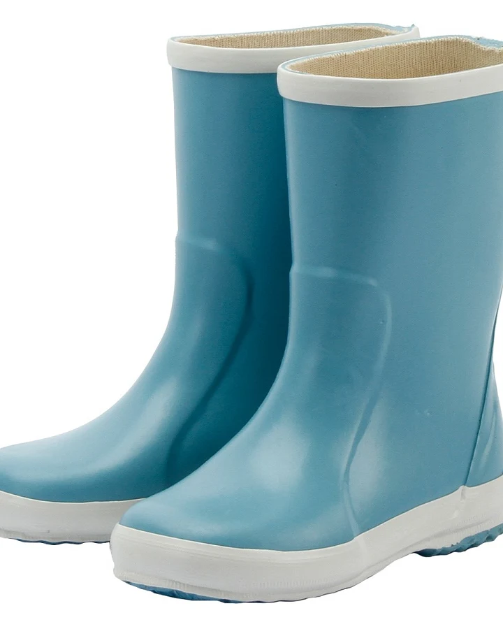 Kinder Gummistiefel "Beppo" Naturkautschuk hellblau Gr.23