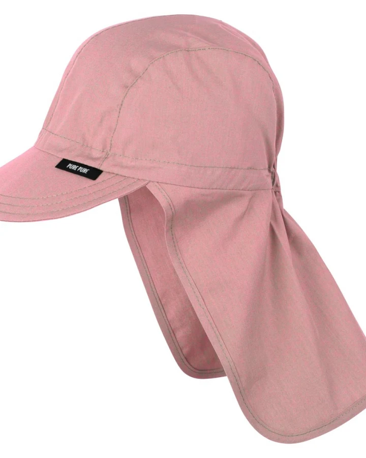 PURE PURE by Bauer Baby und Kinder Sonnenschutz Mütze UV 25 dusty rose Gr. 51