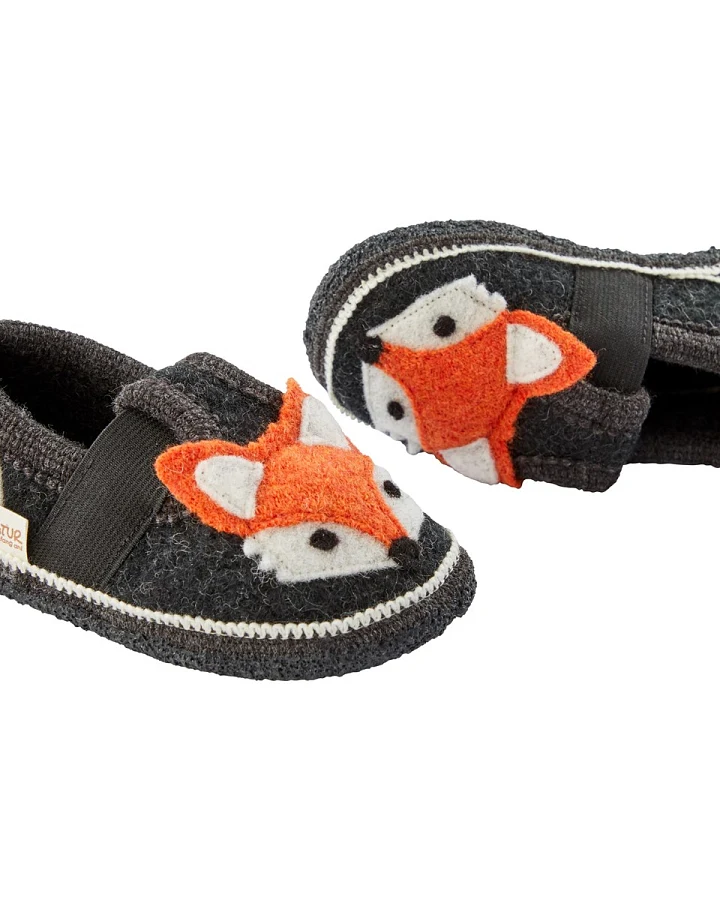 Kinder Hausschuhe Walkpuschen Fuchs Gr. 23