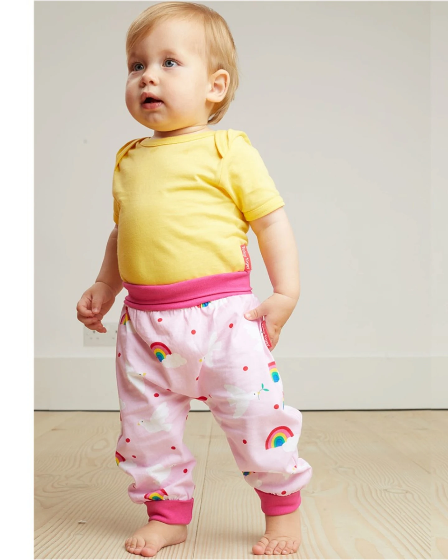 Baby und Kinder Hose Yoga Friedenstaube Gr.68 (3-6 Monate) – Ansicht 2
