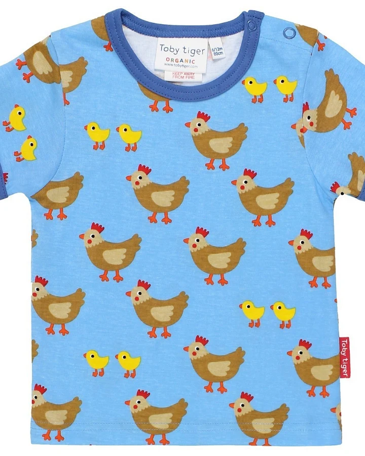 Baby und Kinder T-Shirt Huhn Gr.116 (5-6 Jahre)