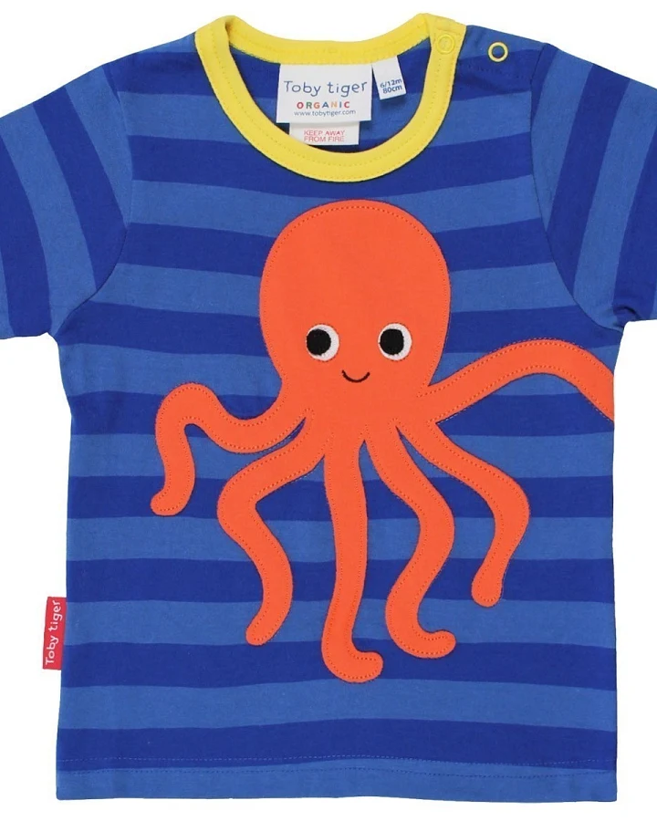 Baby und Kinder T-Shirt Oktopus Gr.80 (6-12 Monate)