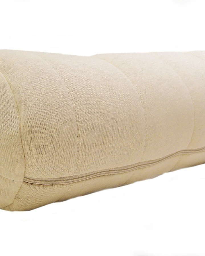 Lonsberg Nackenrolle Bio-Schurwolle natur Maße 40 x 15 cm