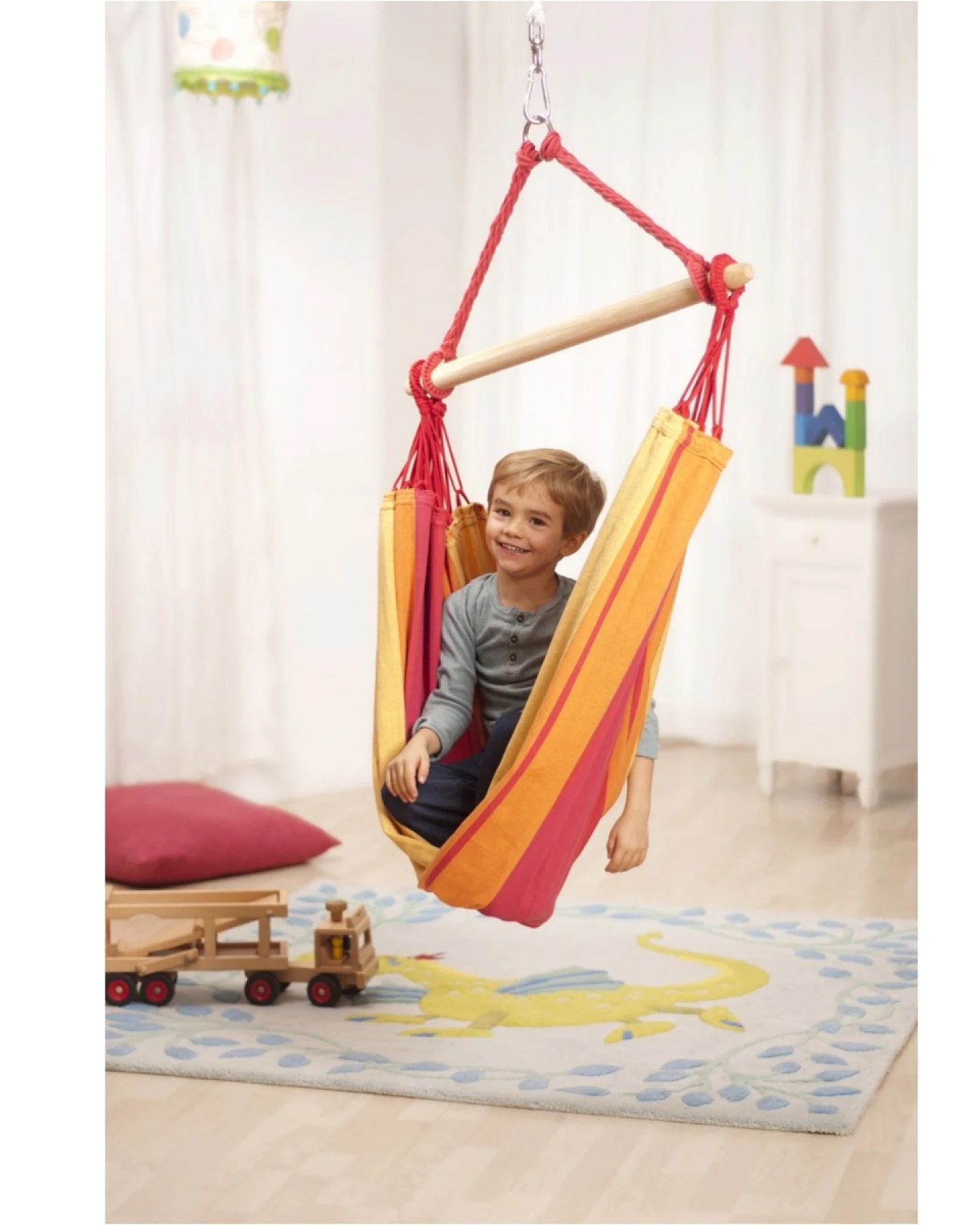 Anjo Kinderhängesitz rubin 80 x 120 cm Tuchfläche – Ansicht 2