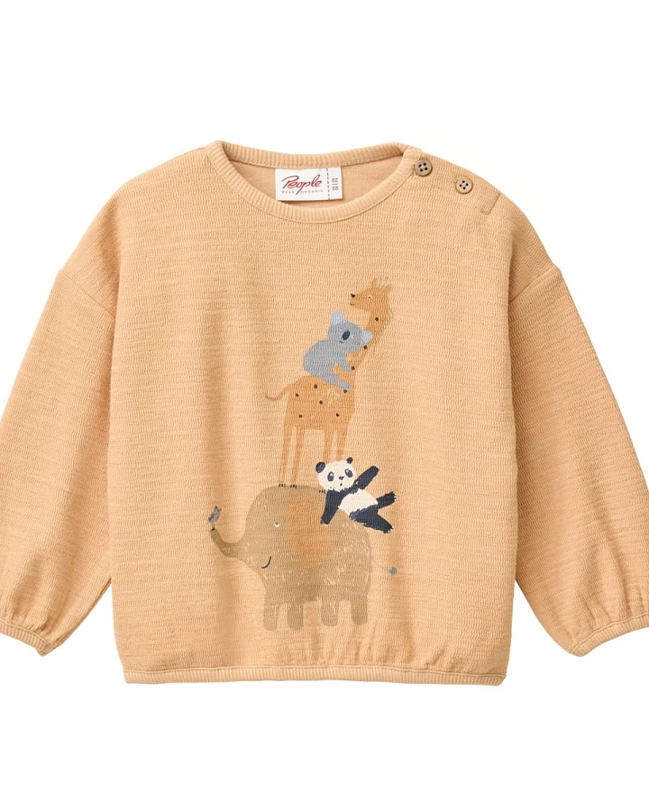 People Wear Organic Sweat-Pullover honiggelb Gr. 62/68