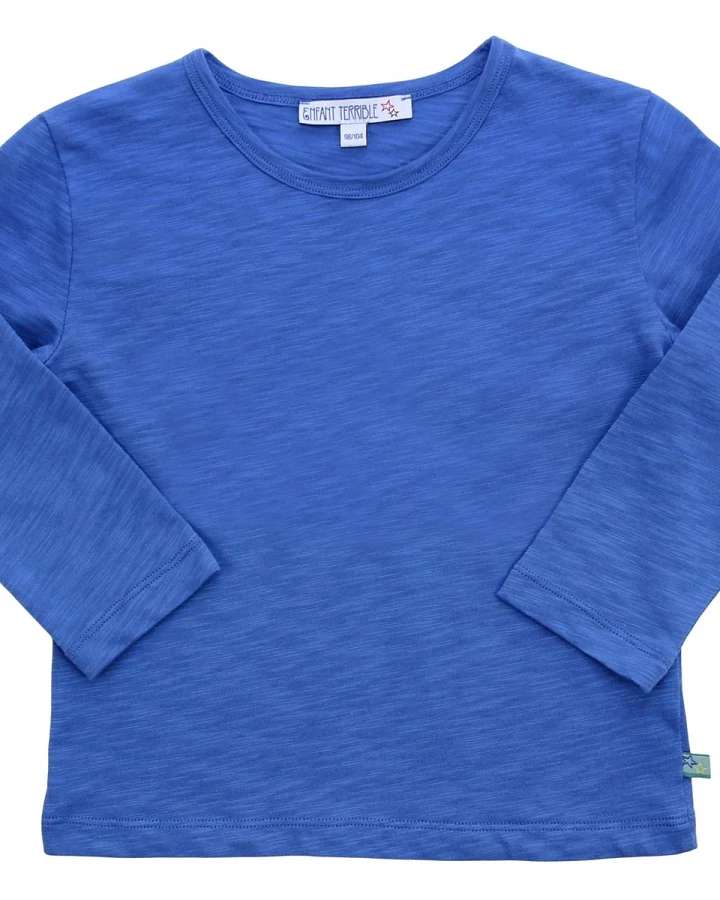 Uni Langarmshirt sky blue Gr. 86/92