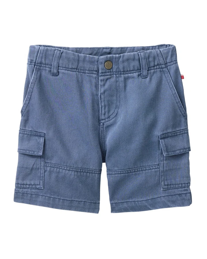 People Wear Organic Twill-Bermuda ozean Gr. 98/104
