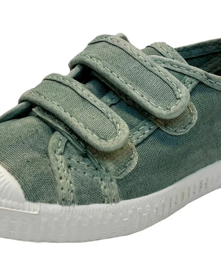 Natural World Kinder Schuhe Sneaker mit Klettverschluss aqua Gr.23