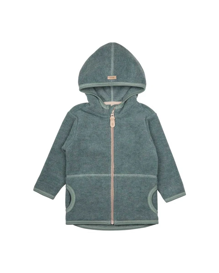 PURE PURE by Bauer Kinder Kapuzenjacke Fleece salbei Gr.86/92