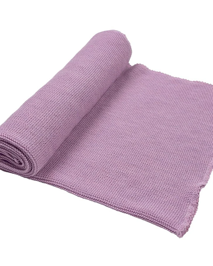 Wickeldecke Schurwolle (kbT) lilac ca. 80 x 90 cm