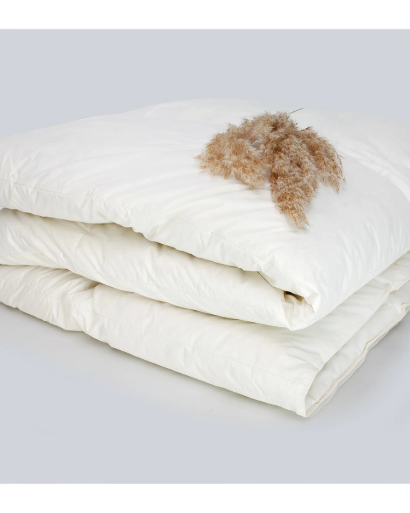 Hochstegkassettenbettdecke Daunen 135 x 200 cm, 910 g (Winter), Perkal-Inlett – Ansicht 2