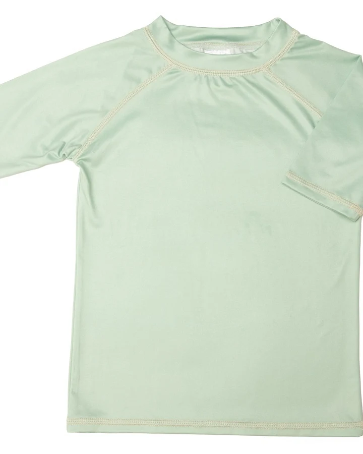 Kinder T-Shirt Badeshirt "light green" Gr.92/98