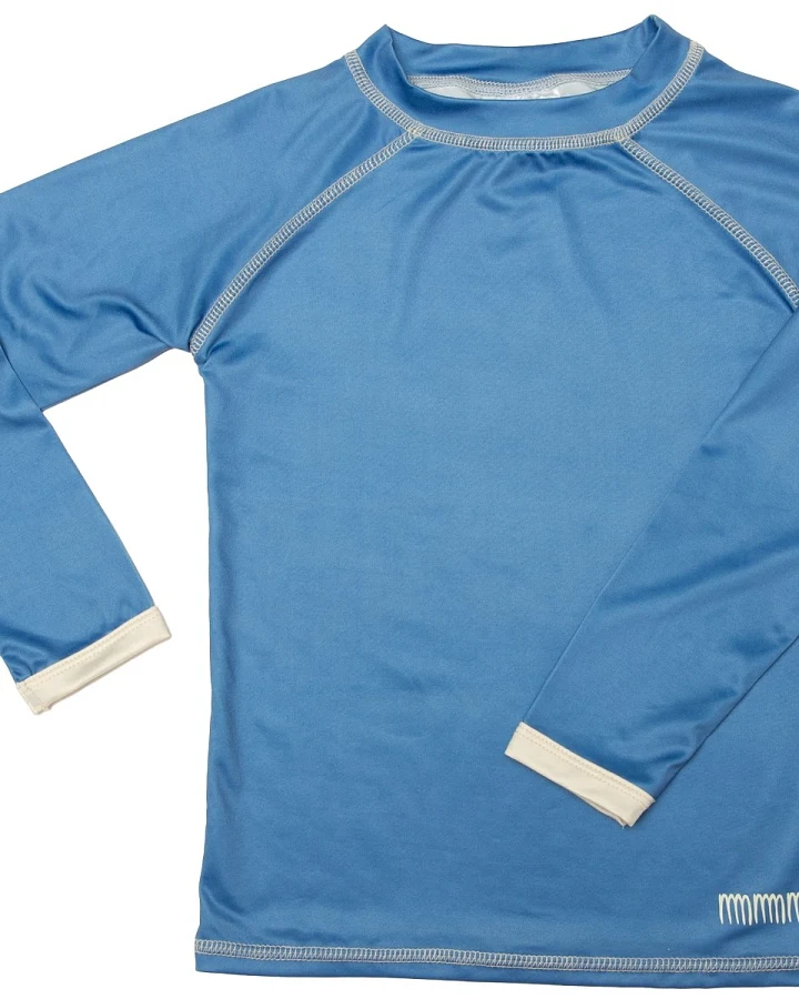 Kinder Langarmshirt Badeshirt "Blue" Gr.92/98