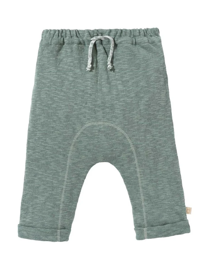 Disana Kinder Leinen-Strickhose jade Gr.74/80