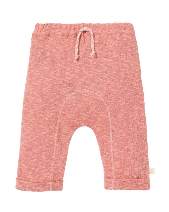 Disana Kinder Leinen-Strickhose softpink Gr.74/80
