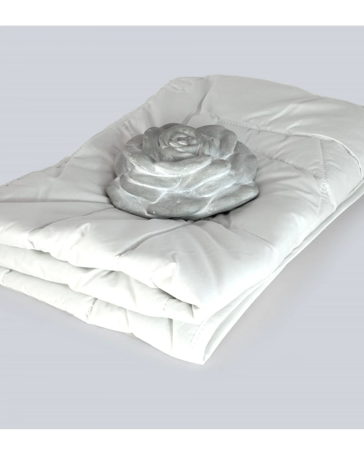 Baby- und Kinderbettdecke Babykamelflaumhaar 80 x 80 cm, 240 g (Ganzjahr) – Ansicht 2