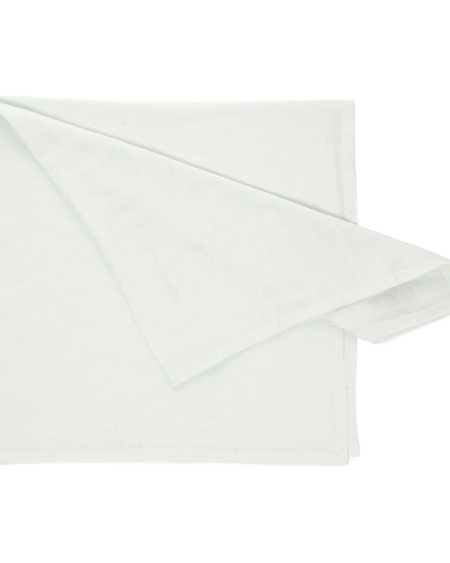 Spucktücher Bio-Baumwolle 3er Set "Mint" Maße 75 x 75 cm – Ansicht 2