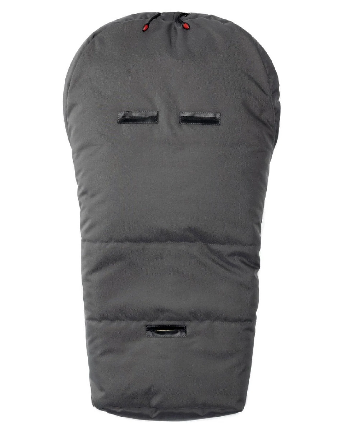 Hofbrucker Fußsack Kinderwagen Lammfell "Eskimo" grau Maße 80 x 35 x 10 cm – Ansicht 2