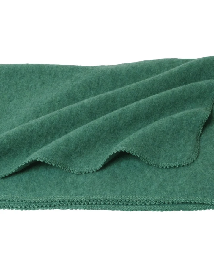 Babydecke Bio-Merinowolle Fleece salbei Gr. 1 (95 x 70 cm)