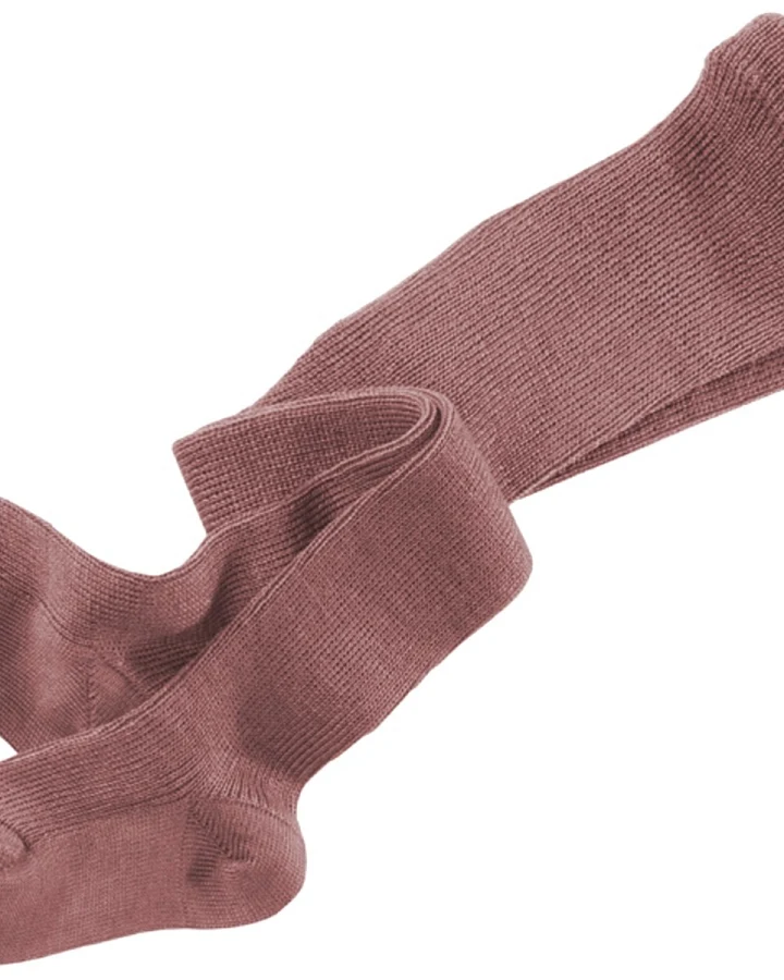 Baby Strumpfhose Bio-Schurwolle altrosa Gr.01