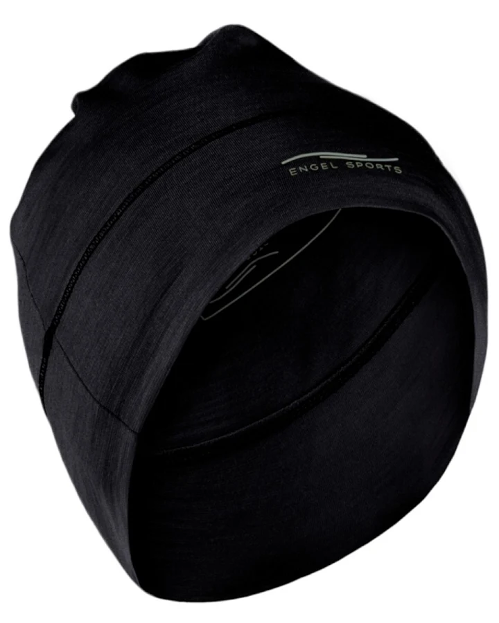 Engel Sports Unisex Mütze Wolle Seide black Gr. 1