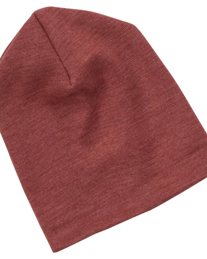 Engel Natur Baby und Kinder Mütze Helmmütze Wolle Seide kupfer Gr.62/68 (41-44 cm)
