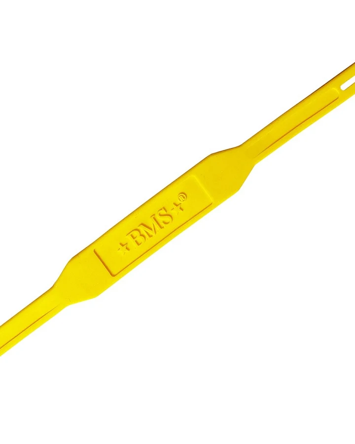BMS Ersatz Fußstege für Regenhose Silicon Harbour Straps yellow 2er Set, inklusive Knöpfe