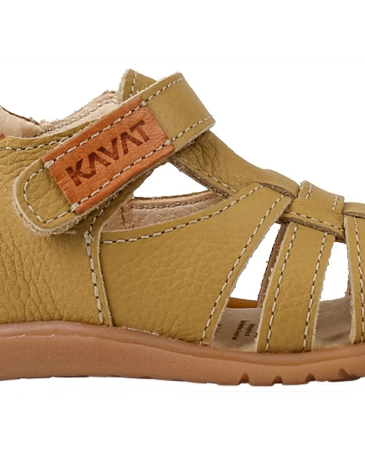 Kavat Kinder Sandalen Rullsand pflanzlich gegerbt honey mustard Gr. 24
