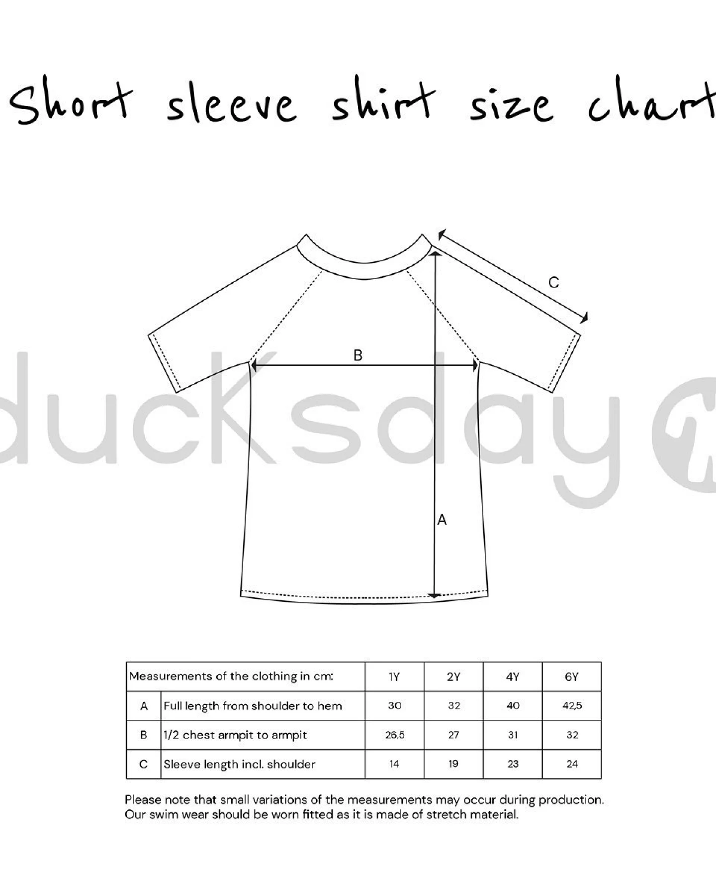 Kinder T-Shirt Badeshirt "True Blue" Gr. 92/98 – Ansicht 2