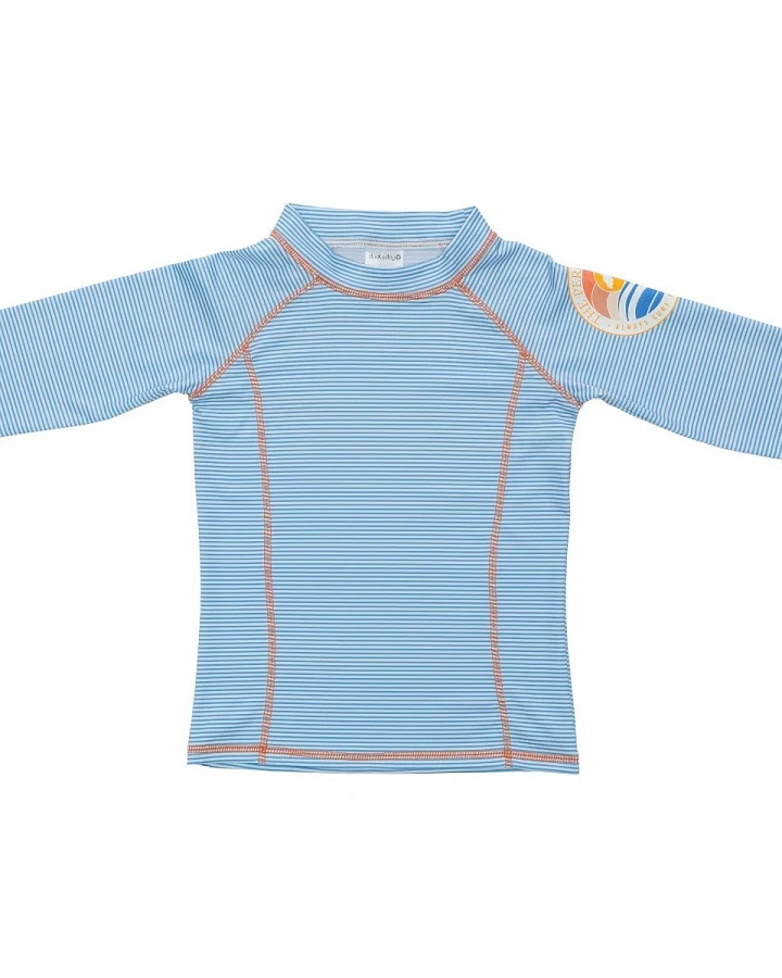 Kinder Langarmshirt Badeshirt "True blue" Gr. 92/98