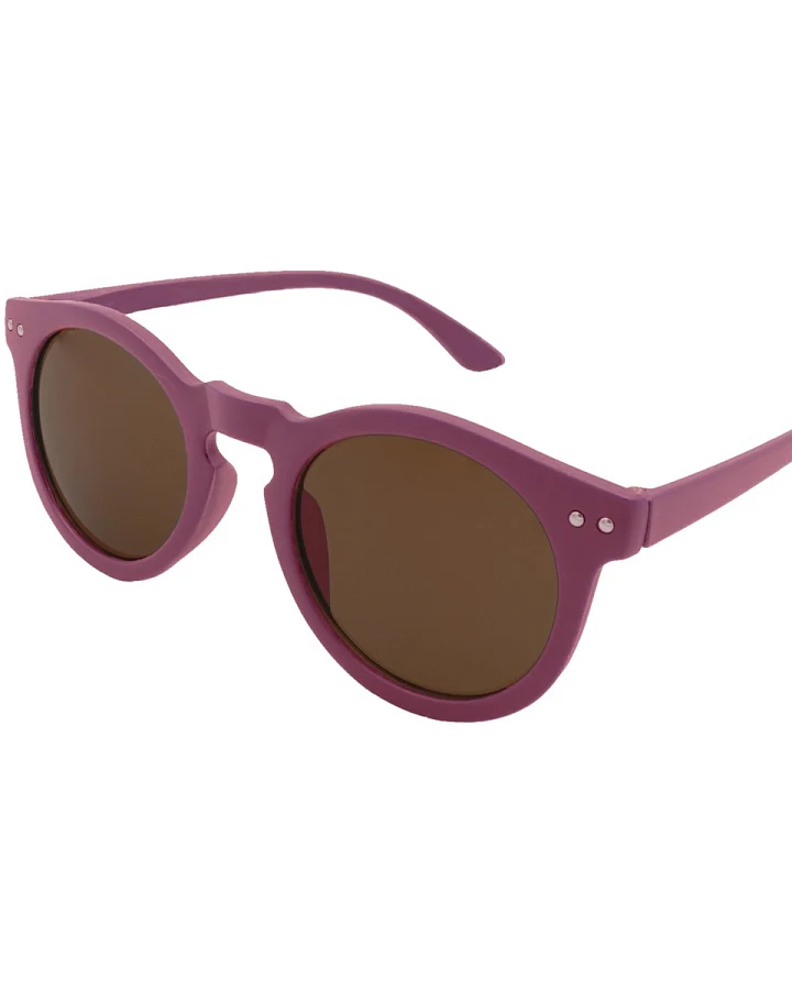KIDS-Sonnenbrille, UV 400, retro rose tan Onesize, 6-7 Jahre
