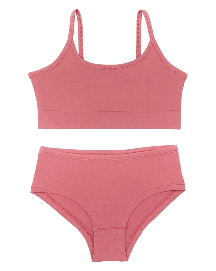 Mädchen Bustier + Hipster Verblühte Rose Gr. 104